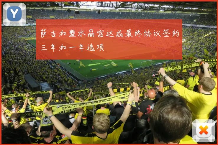 萨吉加盟水晶宫达成最终协议签约三年加一年选项